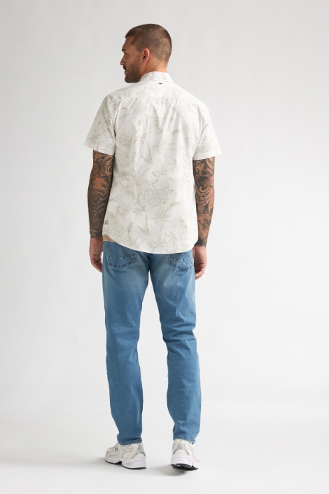 Petrol Industries witte heren overhemd | Model