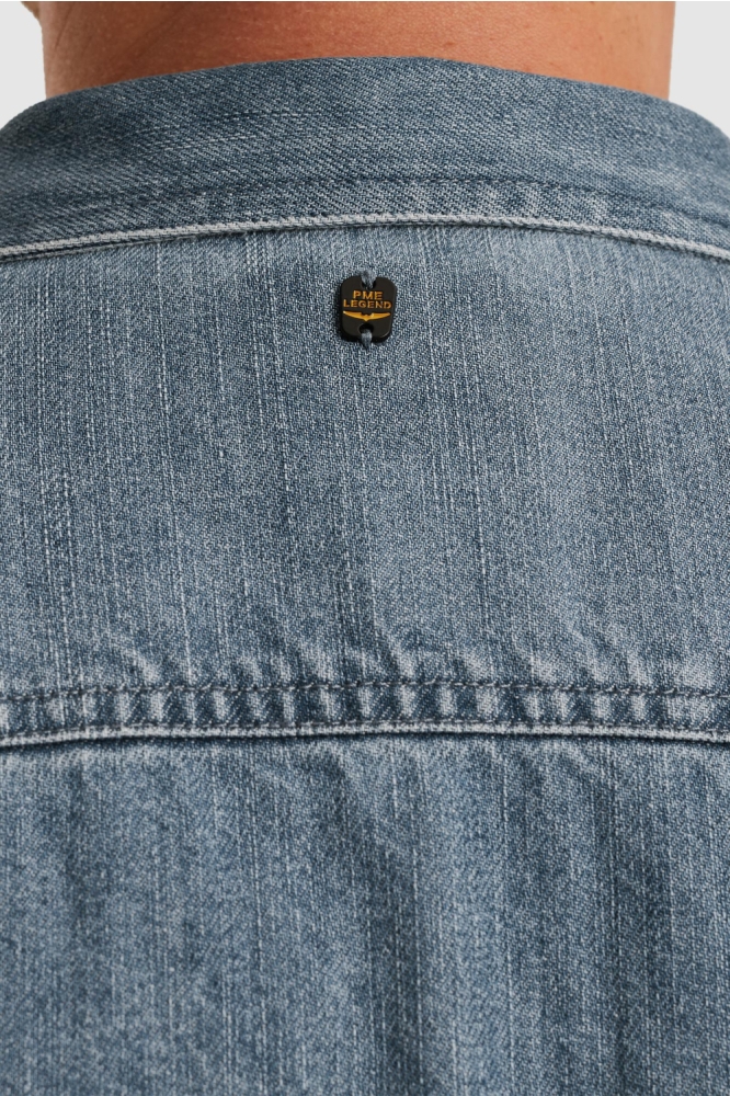 PME legend blauwe heren overhemd | Kleurstaal