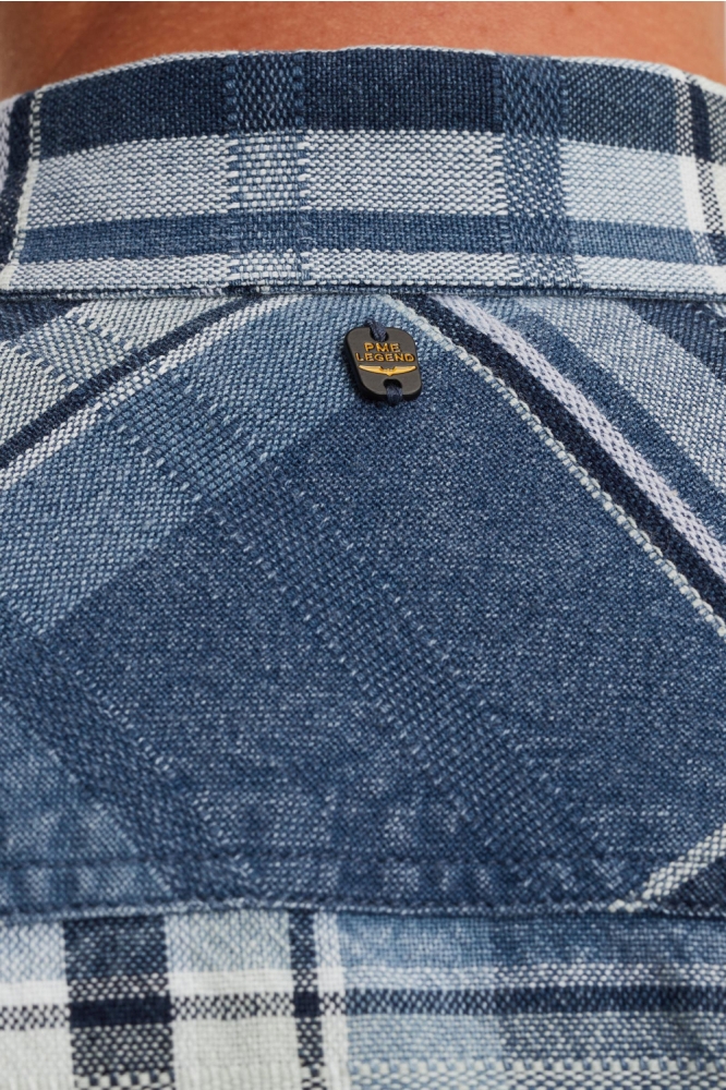 PME legend blauwe heren overhemd | Kleurstaal