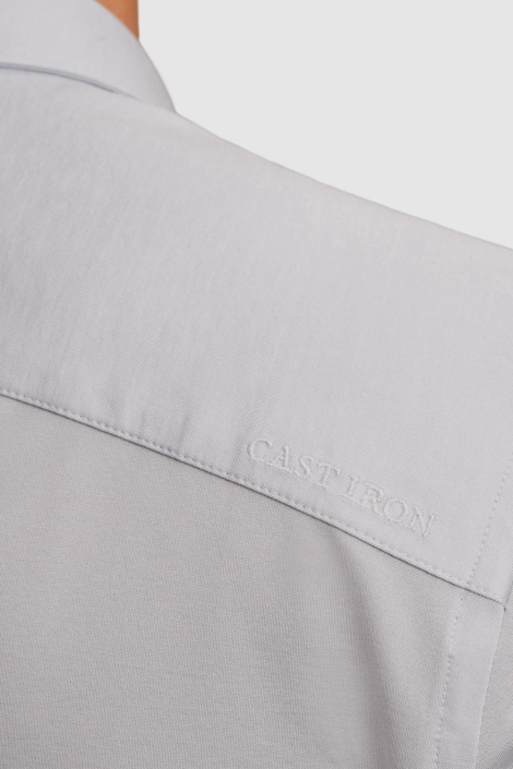 Cast Iron blauwe heren overhemd | Kleurstaal