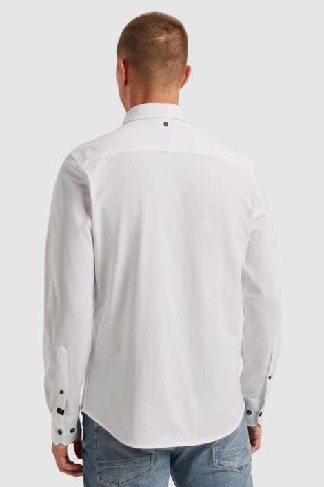 PME legend witte heren overhemd | Model achteraanzicht