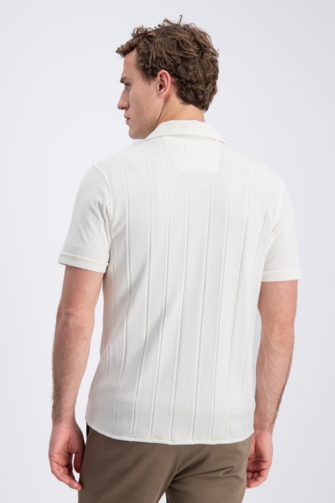 Gabbiano witte heren overhemd | Model achteraanzicht