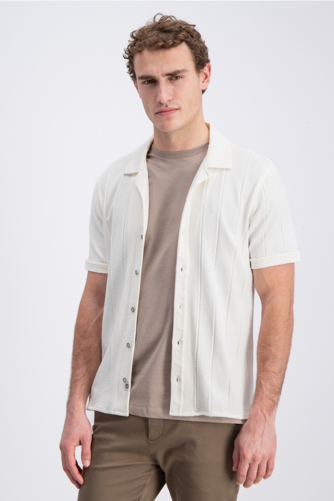 Gabbiano witte heren overhemd | Model vooraanzicht