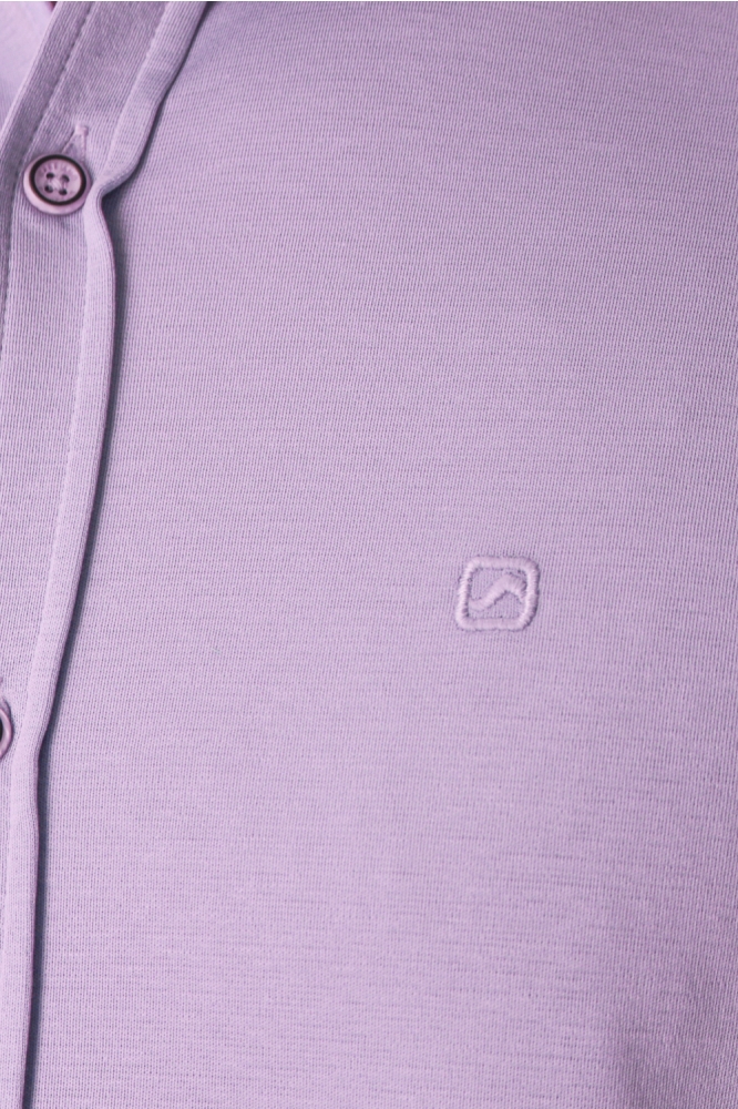 Gabbiano paarse heren polo | Kleurstaal