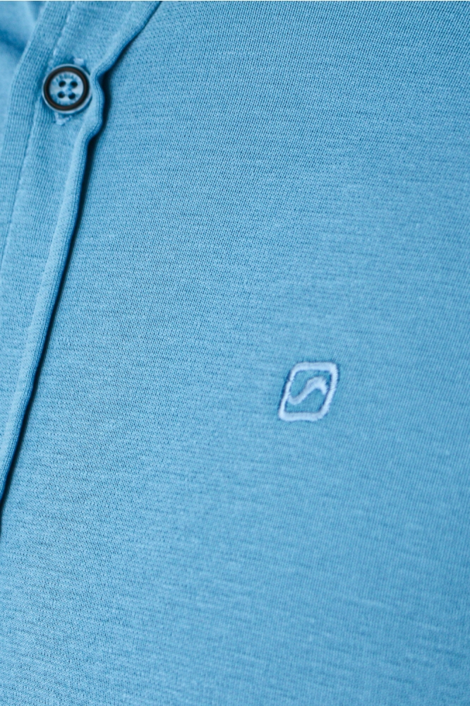 Gabbiano blauwe heren overhemd | Kleurstaal