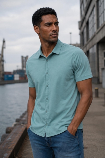 Gabbiano Overhemd FYRE 3365303 5888 lagoon green