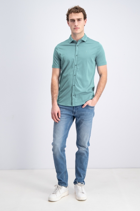 Gabbiano groene heren overhemd | Model