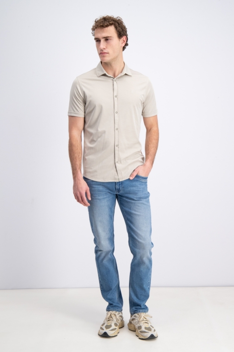 Gabbiano beige heren polo | 