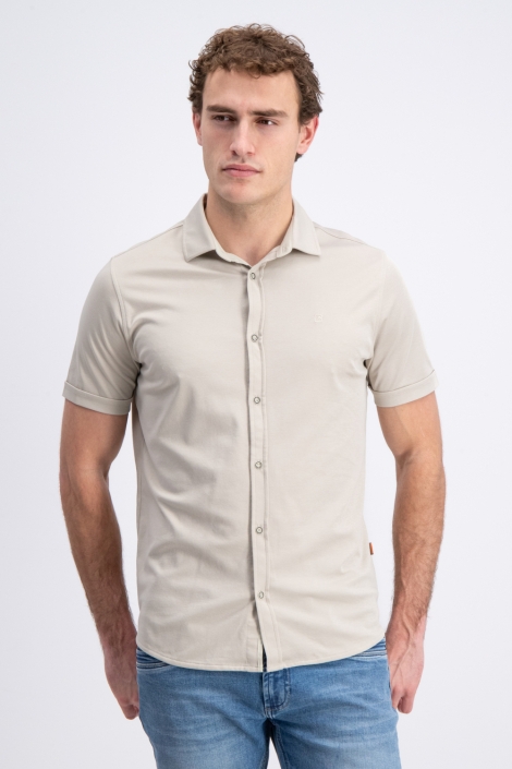 Gabbiano beige heren polo | 