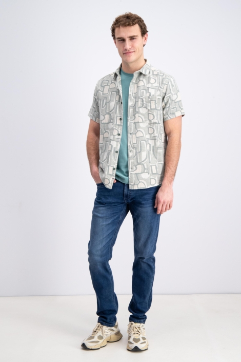 Gabbiano groene heren overhemd | Model