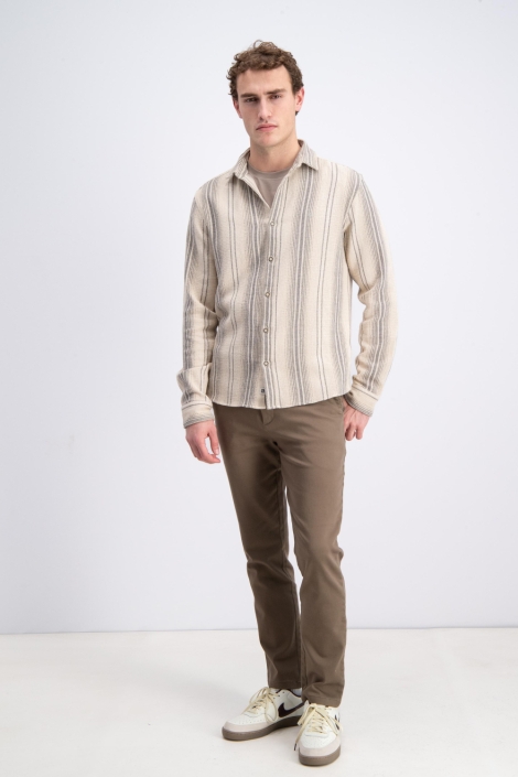 Gabbiano grijze heren overhemd | Model