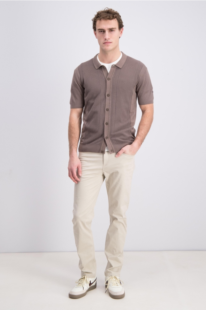 Gabbiano bruine heren overhemd | Model