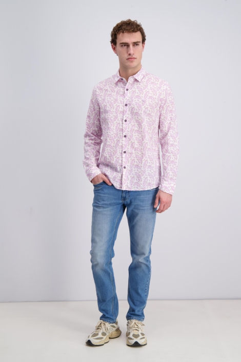 Gabbiano paarse heren overhemd | Model