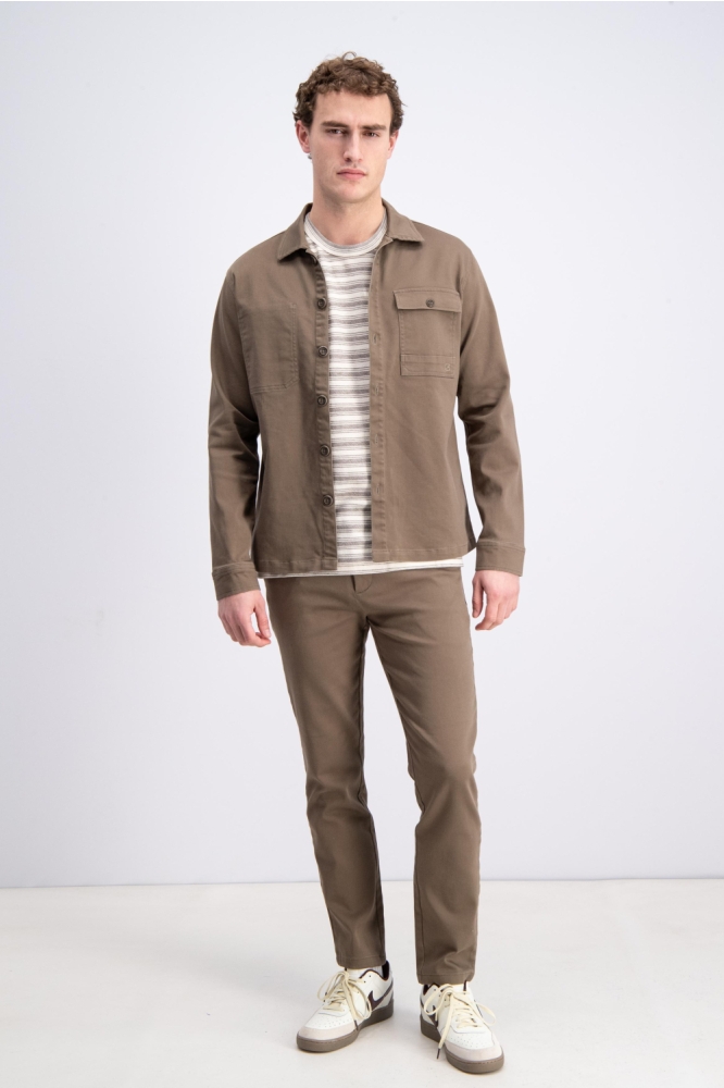 Gabbiano bruine heren overhemd | Model