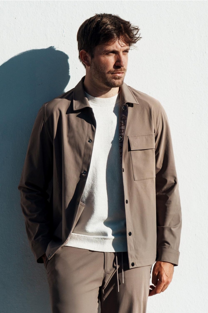 Gabbiano bruine heren overhemd | Sfeerbeeld, In situatie