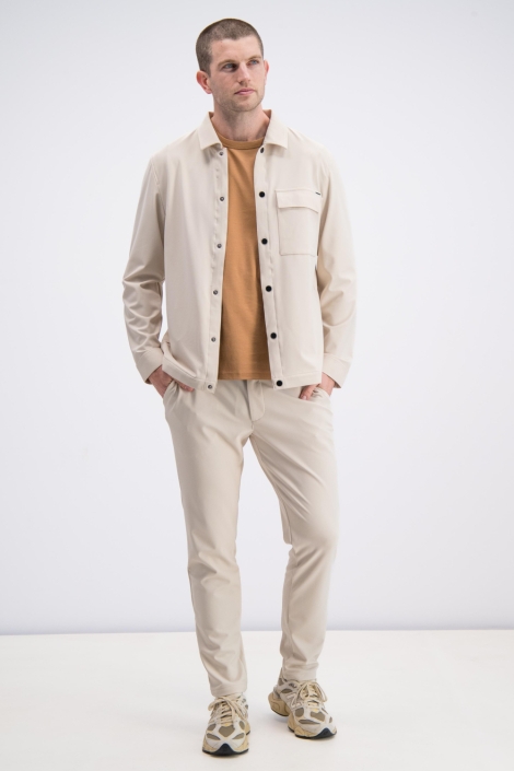 Gabbiano ecru heren overhemd | Model