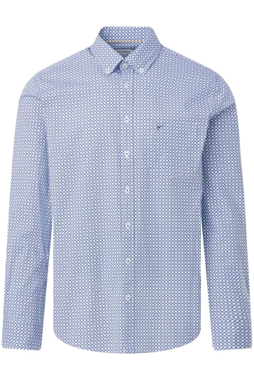 Campbell Overhemd CASUAL SHIRT LS RANGER 103337 3861 MEDIEVAL BLUE