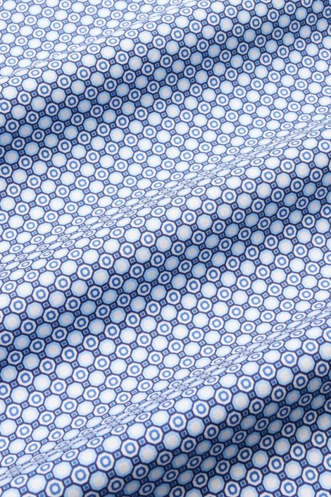 Campbell blauwe heren overhemd | Kleurstaal