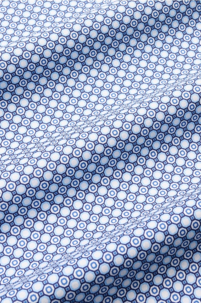 Campbell blauwe heren overhemd | Kleurstaal