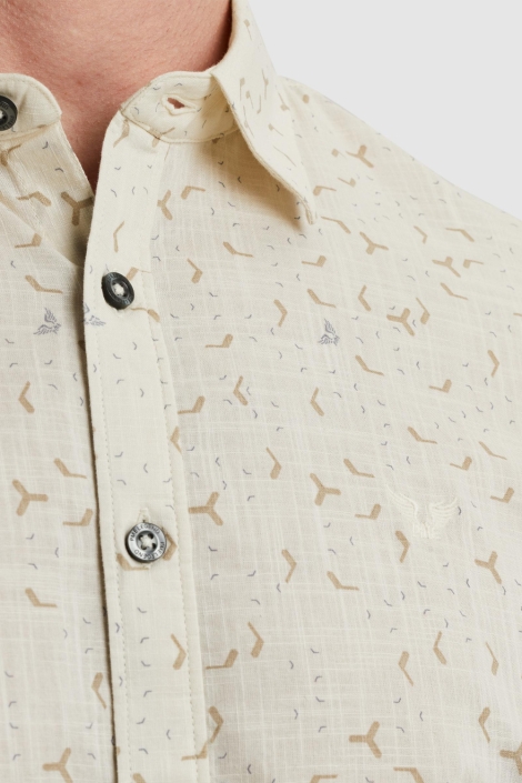 PME legend beige heren overhemd | Kleurstaal