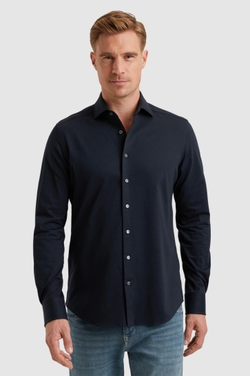 Vanguard long sleeve shirt versatile jersey Blauw