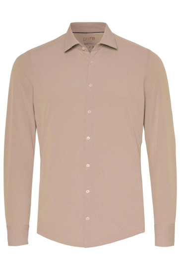 Pure H. Tico Overhemd FUNCTIONAL SHIRT LONGSLEEVE E31300 21750 234 BROWN UNI