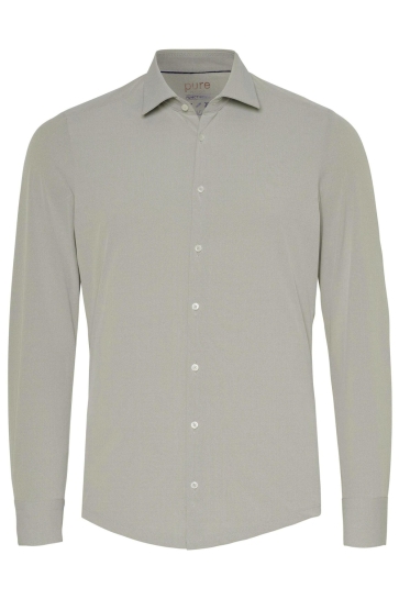 Pure H. Tico Overhemd FUNCTIONAL LONGSLEEVE SHIRT E31300 21750 224 LIGHT BROWN UNI