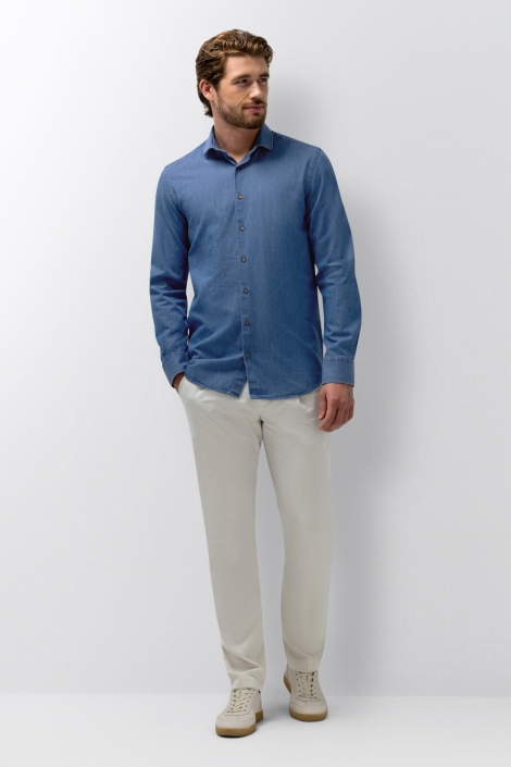 State of Art blauwe heren overhemd | Model