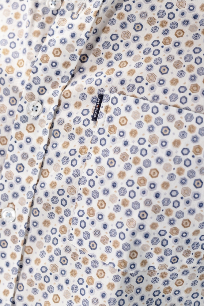 State of Art blauwe heren overhemd | Kleurstaal