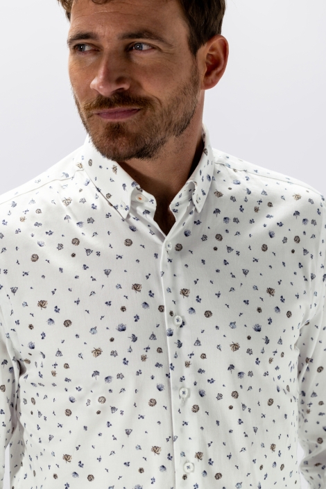 State of Art blauwe heren overhemd | Close up