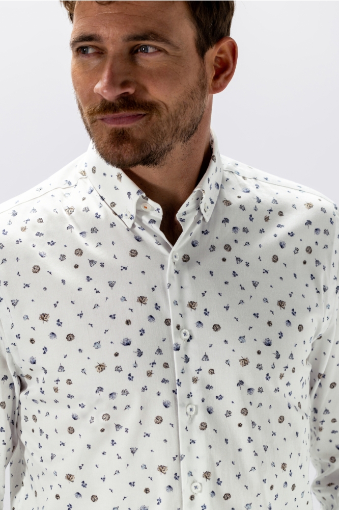 State of Art blauwe heren overhemd | Close up