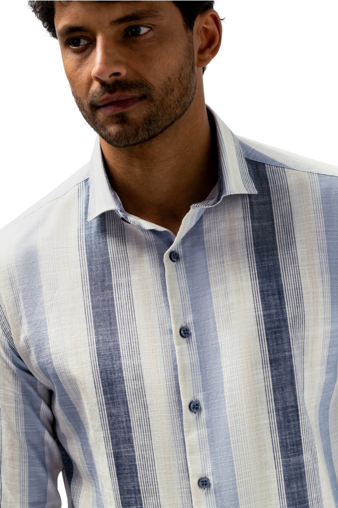 State of Art blauwe heren overhemd | Kleurstaal