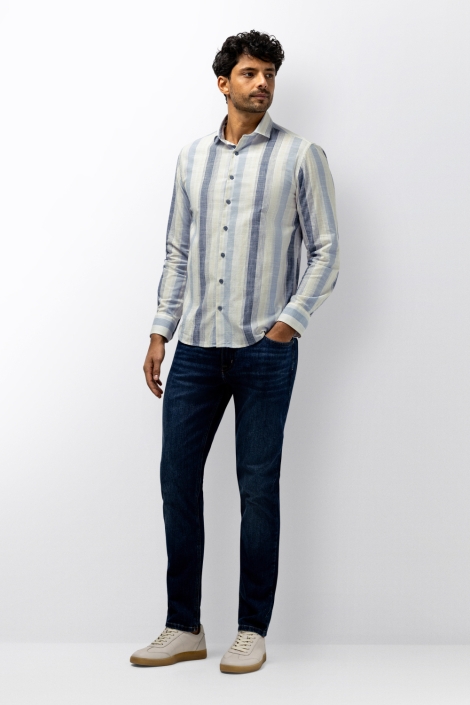 State of Art blauwe heren overhemd | Model