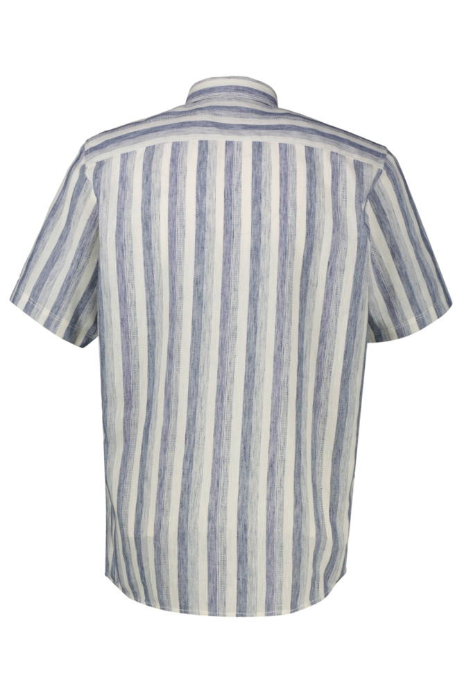 Lerros blauwe heren overhemd | Achteraanzicht