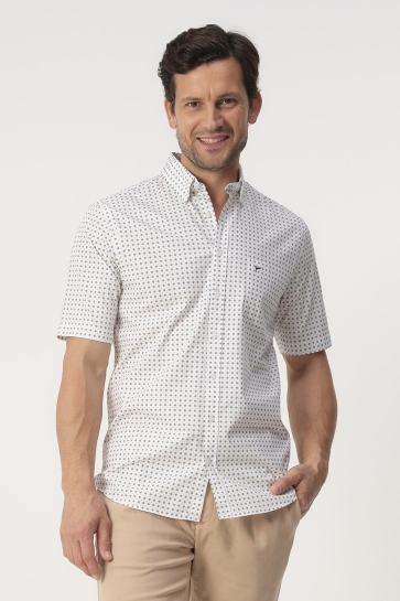 Campbell Overhemd CASUAL SHIRT SS RANGER 103383 4221 MISTELTOE GREEN