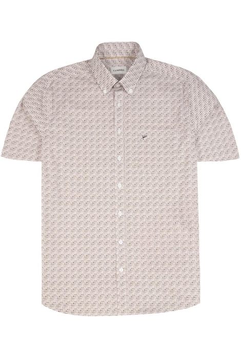 Campbell camel heren overhemd | Vooraanzicht