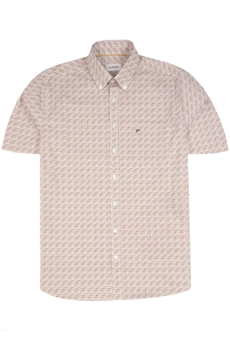 Campbell oranje heren overhemd | Vooraanzicht