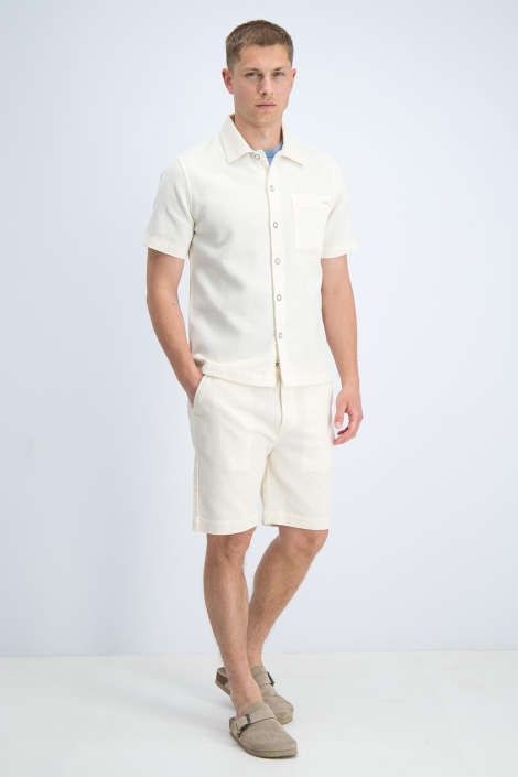 Gabbiano beige heren overhemd | Model