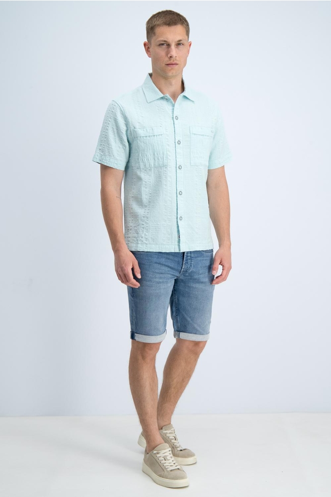 Gabbiano blauwe heren overhemd | Model