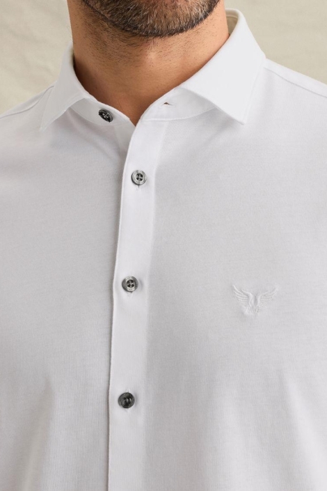 PME legend witte heren overhemd | Close up