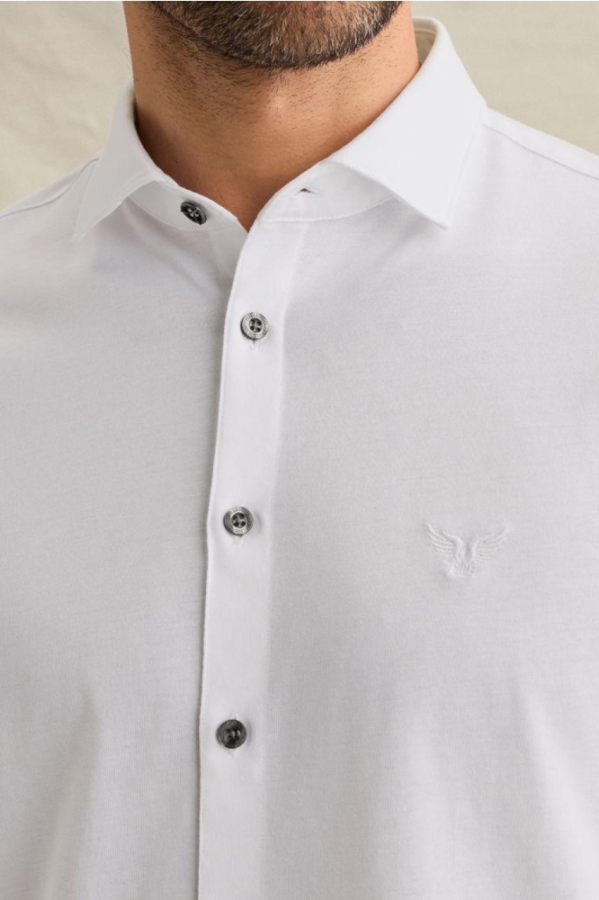 PME legend witte heren overhemd | Close up
