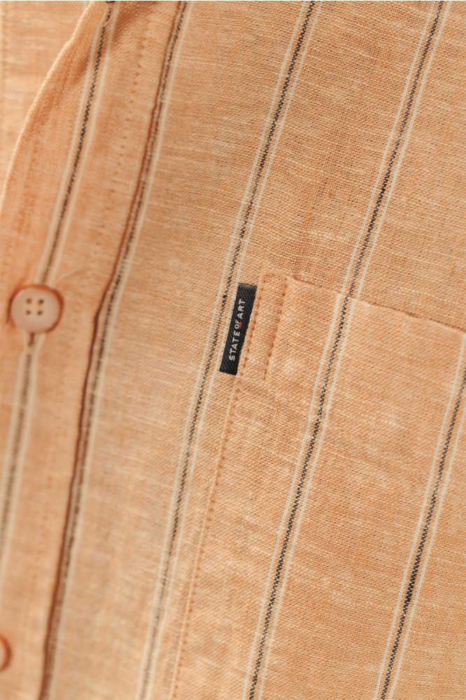 State of Art oranje heren overhemd | Unique Selling Point