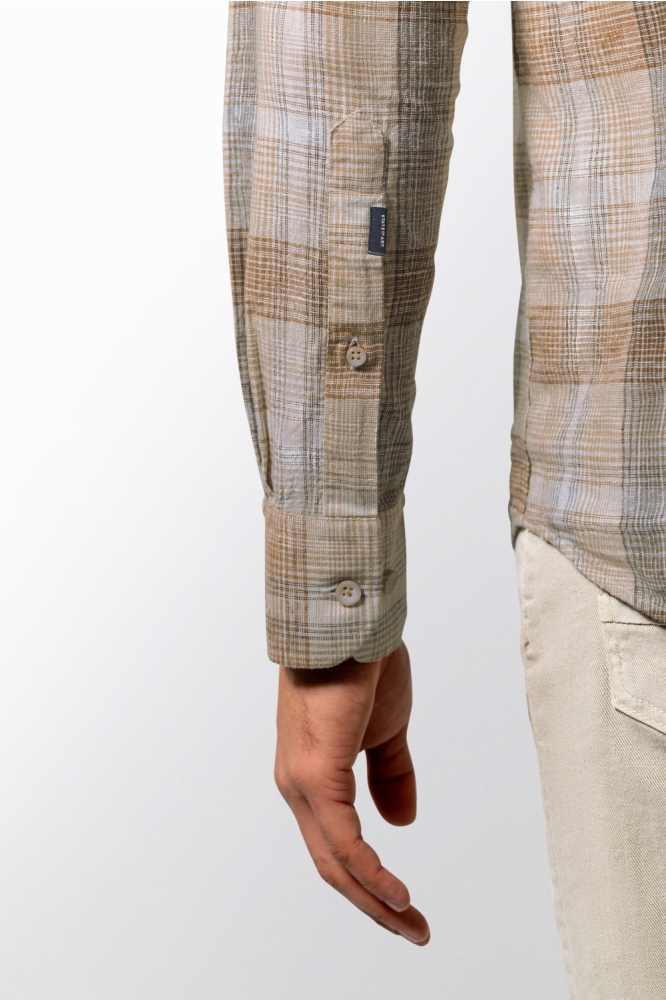 State of Art beige heren overhemd | Unique Selling Point