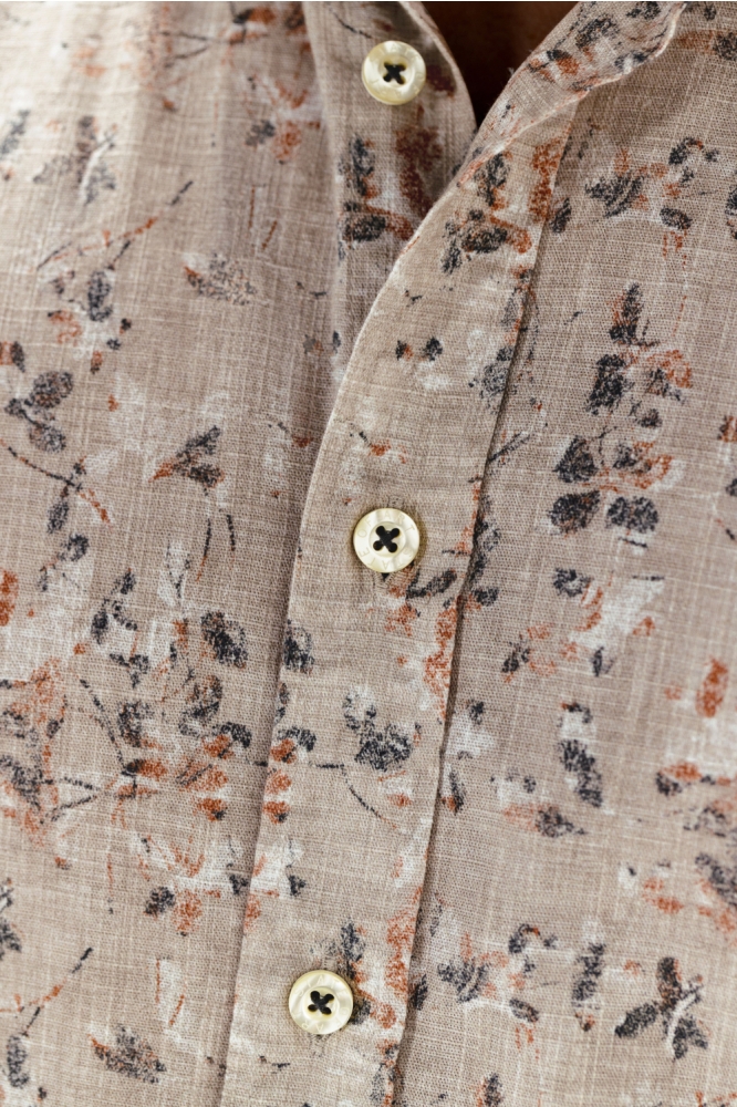 State of Art beige heren overhemd | Kleurstaal