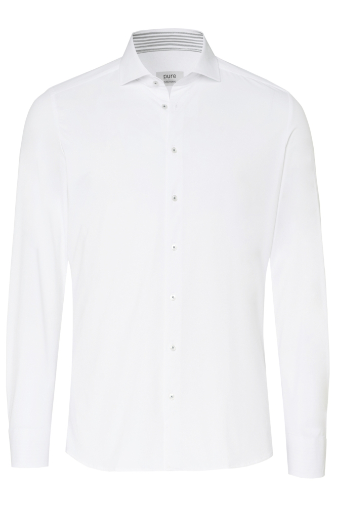 Pure H. Tico witte heren overhemd | 