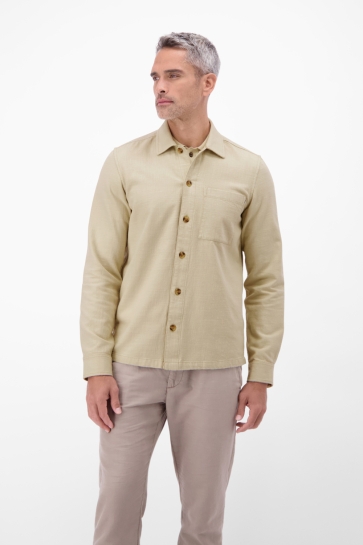 Lerros hemd 1/1 arm Beige