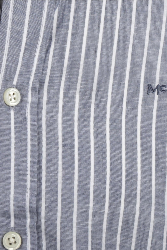 McGregor blauwe heren overhemd | Close up