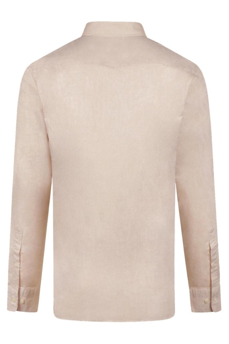 McGregor beige heren overhemd | Achteraanzicht