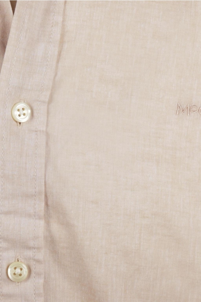 McGregor beige heren overhemd | Close up