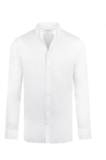 McGregor Overhemd COTTON LINNEN SHIRT MM261 6001 02 WHITE